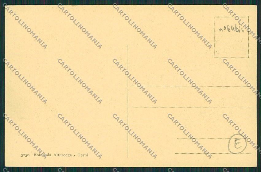 Ancona Città Caserma Alterocca 5250 cartolina QQ1033 – retro