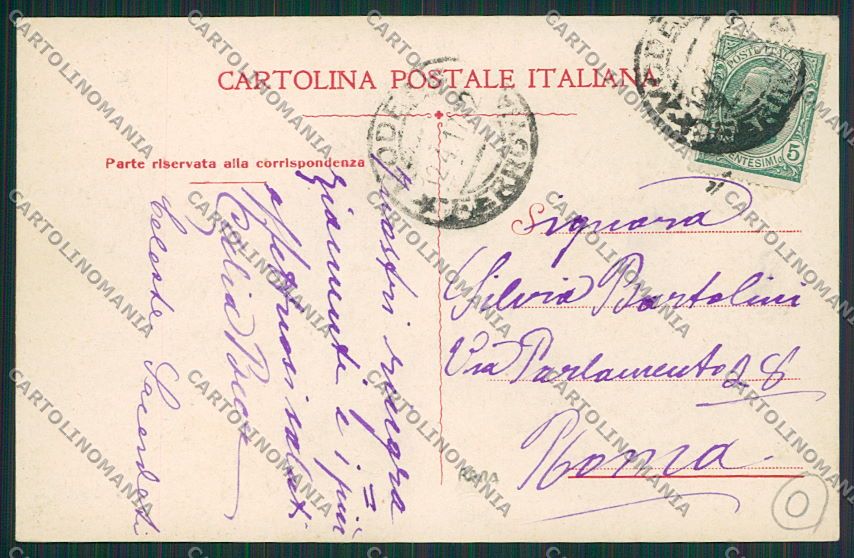 Ancona Città Bersaglieri cartolina QQ1047 – retro
