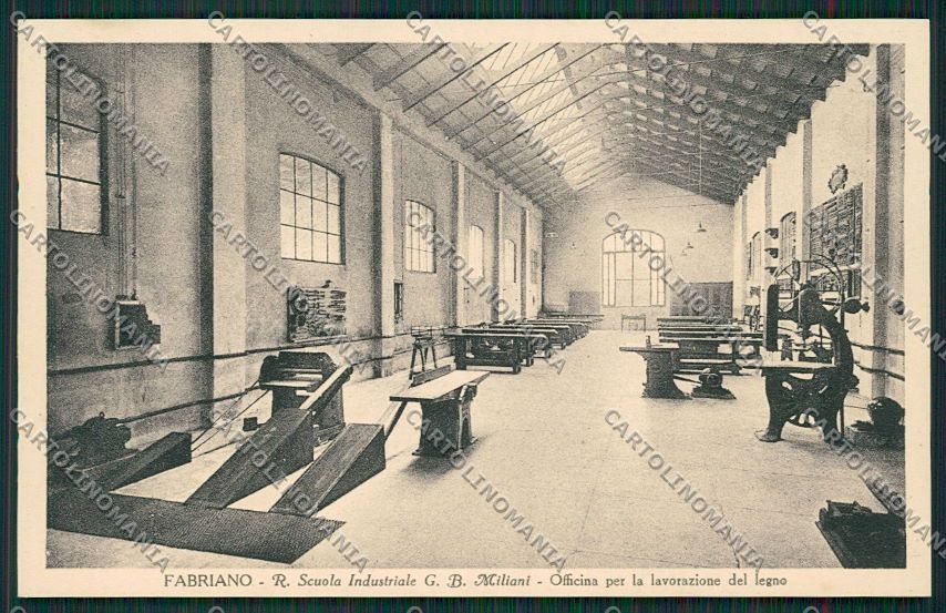 Ancona Fabriano Scuola Industriale Miliani cartolina QQ1063 – fronte