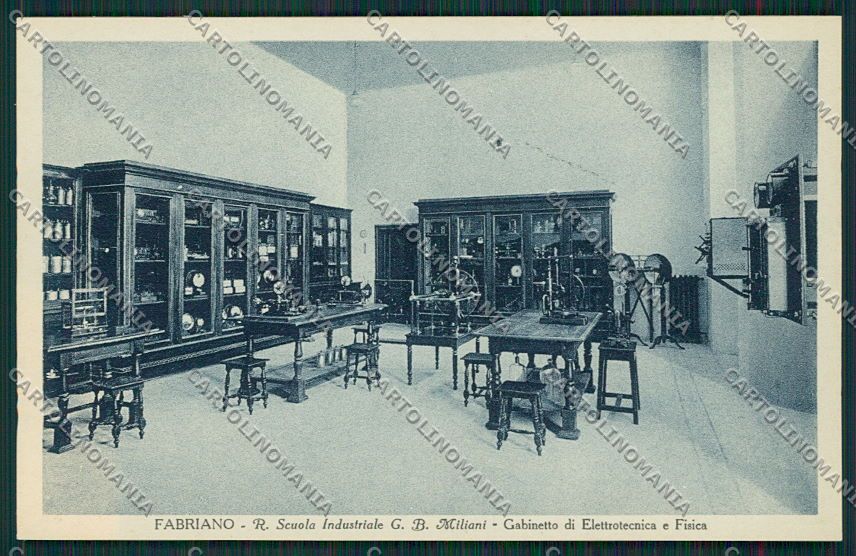 Ancona Fabriano Scuola Industriale Miliani cartolina QQ1065 – fronte