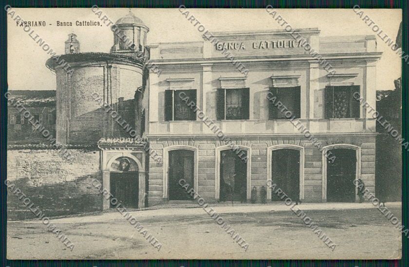Ancona Fabriano Banca cartolina QQ1080 – fronte