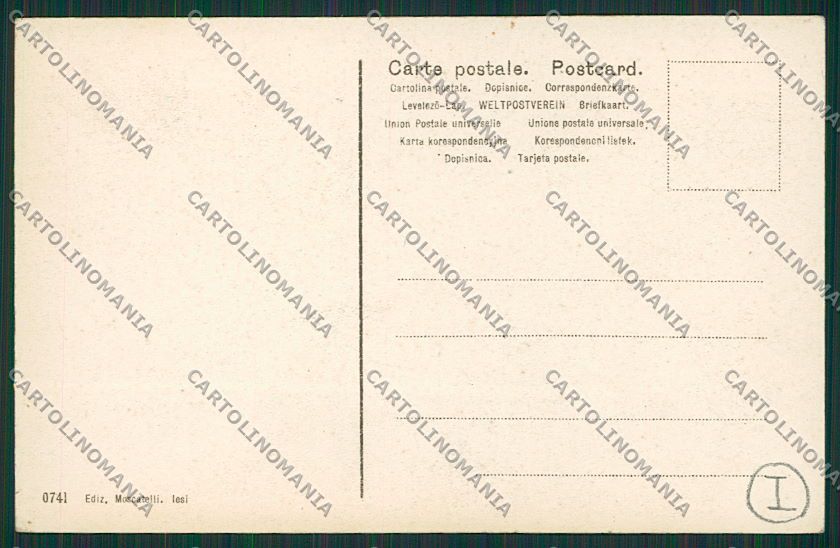 Ancona Fabriano Banca cartolina QQ1080 – retro