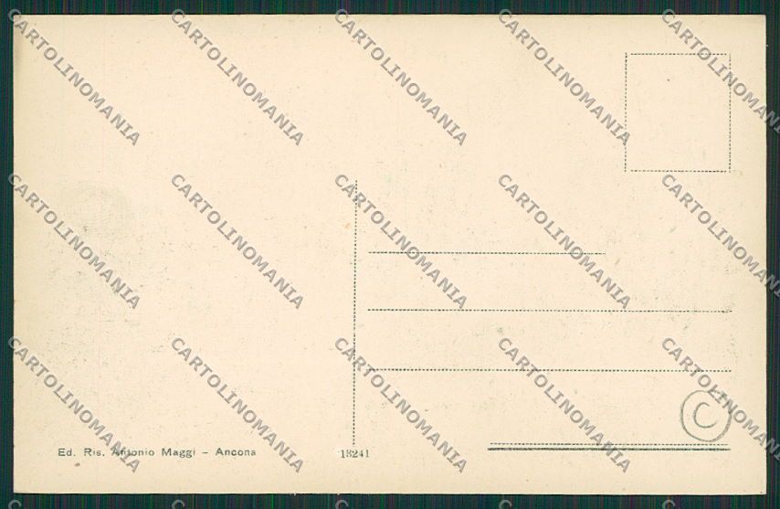 Ancona Falconara cartolina QQ1086 – retro