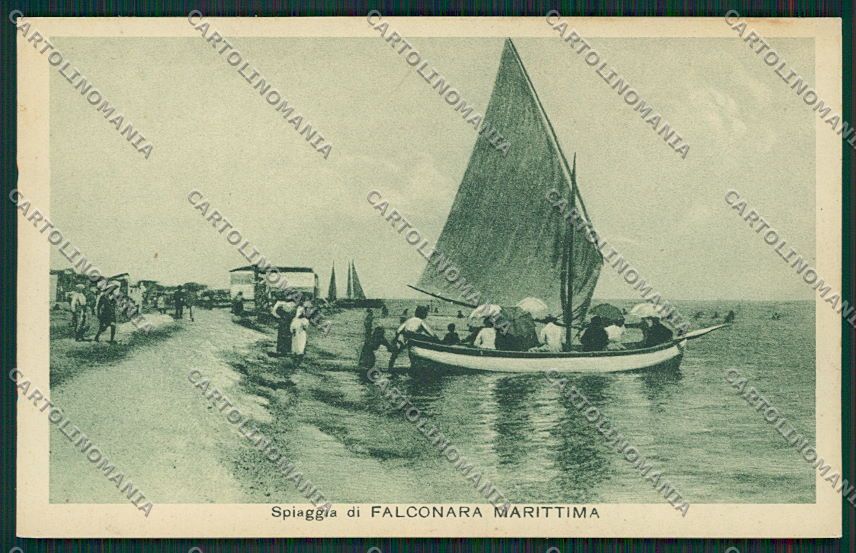 Ancona Falconara cartolina QQ1089 – fronte