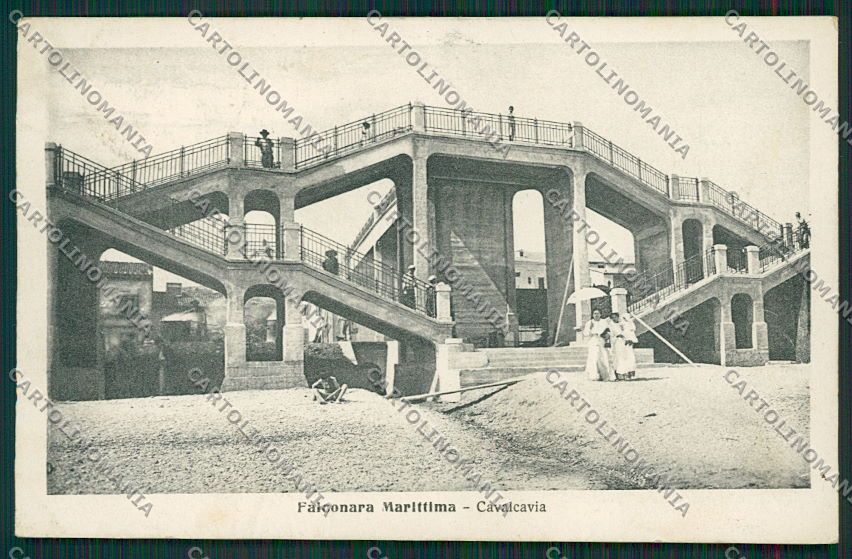 Ancona Falconara cartolina QQ1100 – fronte