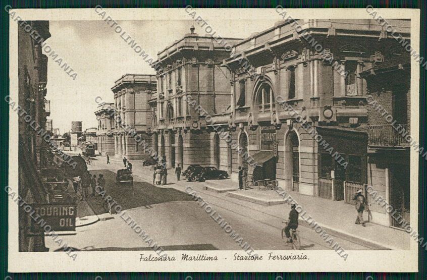 Ancona Falconara Stazione cartolina QQ1103 – fronte