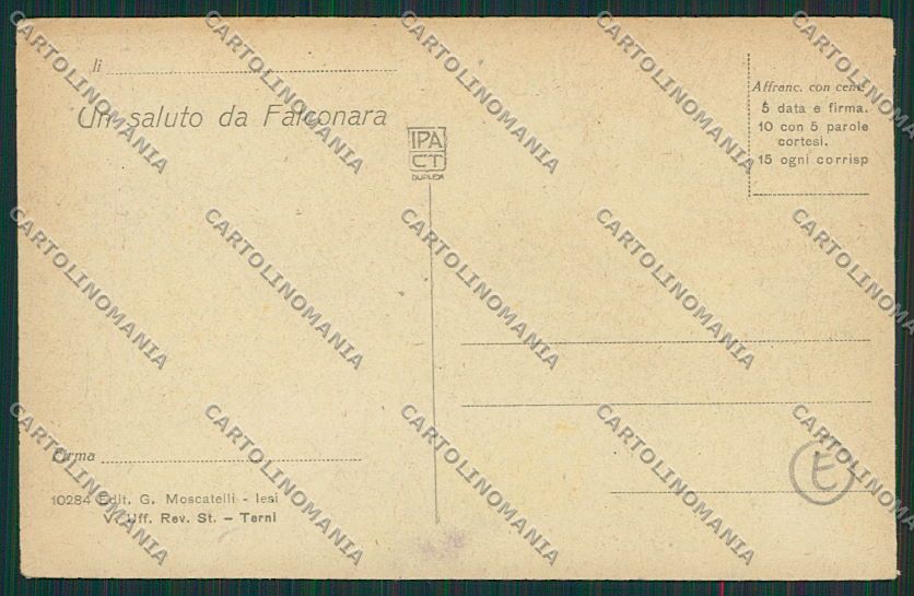 Ancona Falconara cartolina QQ1106 – retro
