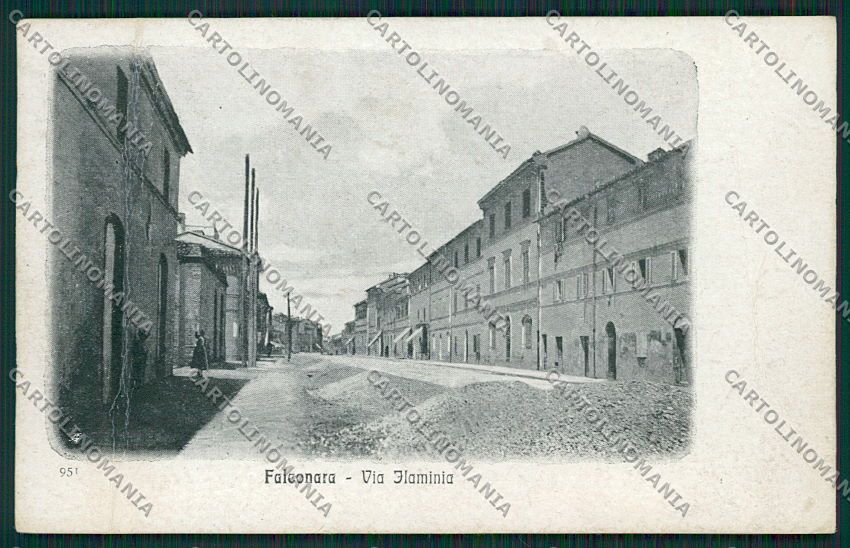 Ancona Falconara PIEGA cartolina QQ1107 – fronte