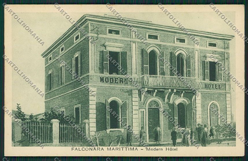 Ancona Falconara cartolina QQ1118 – fronte
