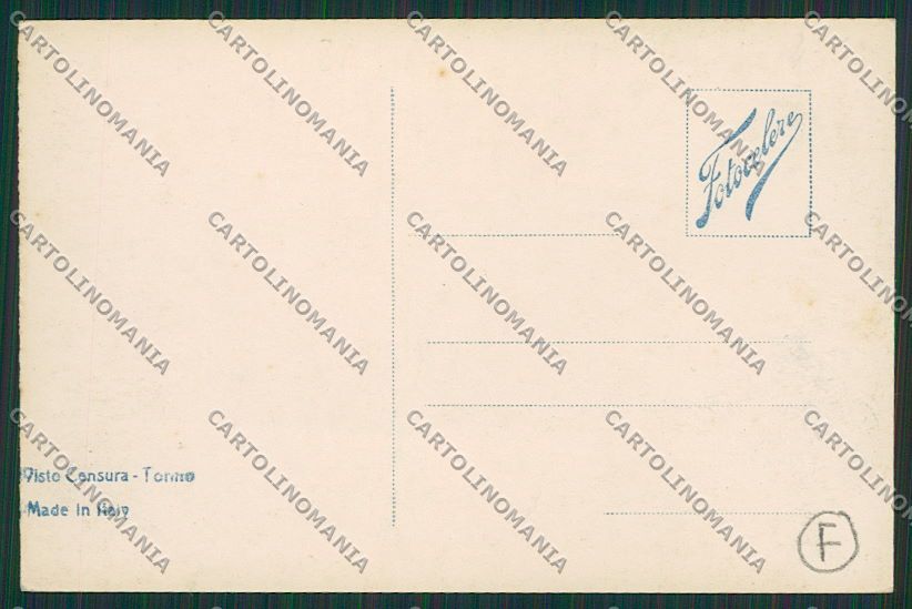Ancona Falconara Saluti da Stazione Foto cartolina QQ1123 – retro