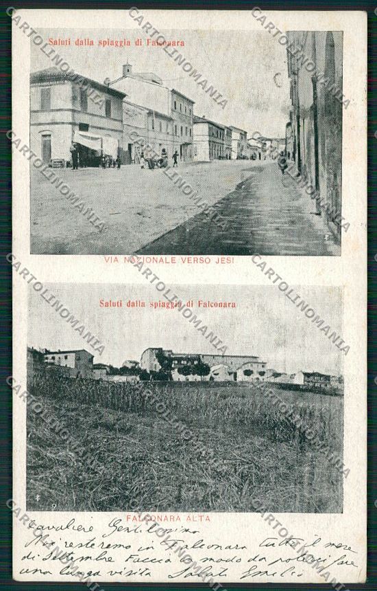 Ancona Falconara cartolina QQ1144 – fronte