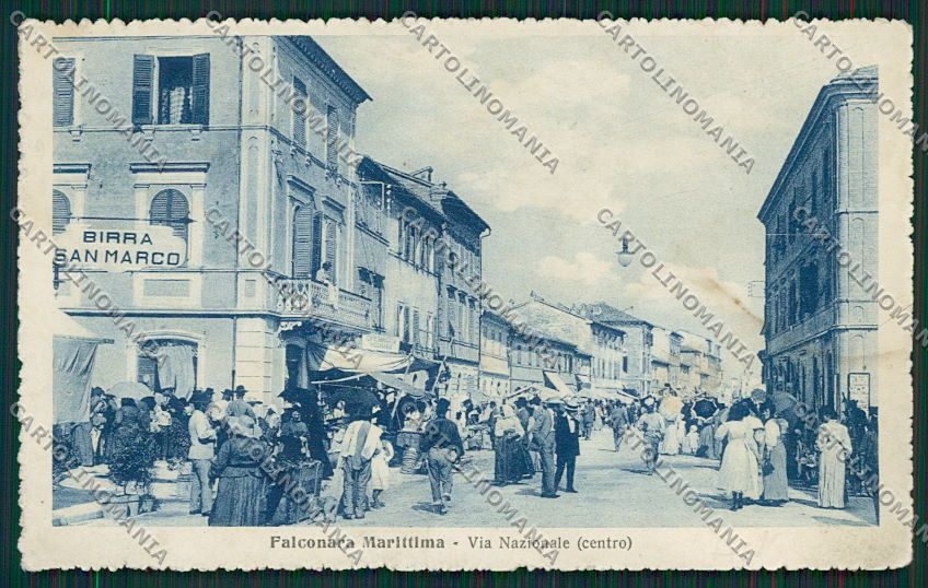 Ancona Falconara cartolina QQ1149 – fronte