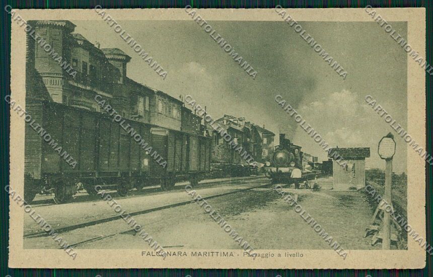 Ancona Falconara Treno cartolina QQ1153 – fronte