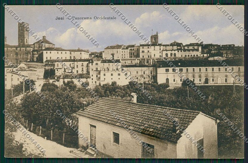 Ancona Jesi Iesi SCOLLATA cartolina QQ1160 – fronte