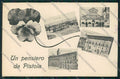 Pistoia Città Un Pensiero da PIEGHE cartolina QQ1310 – fronte