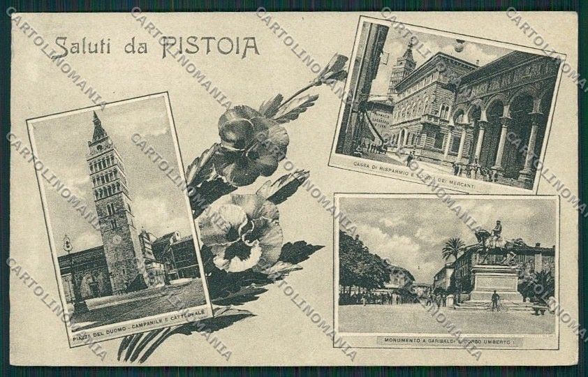 Pistoia Città Saluti da cartolina QQ1312 – fronte