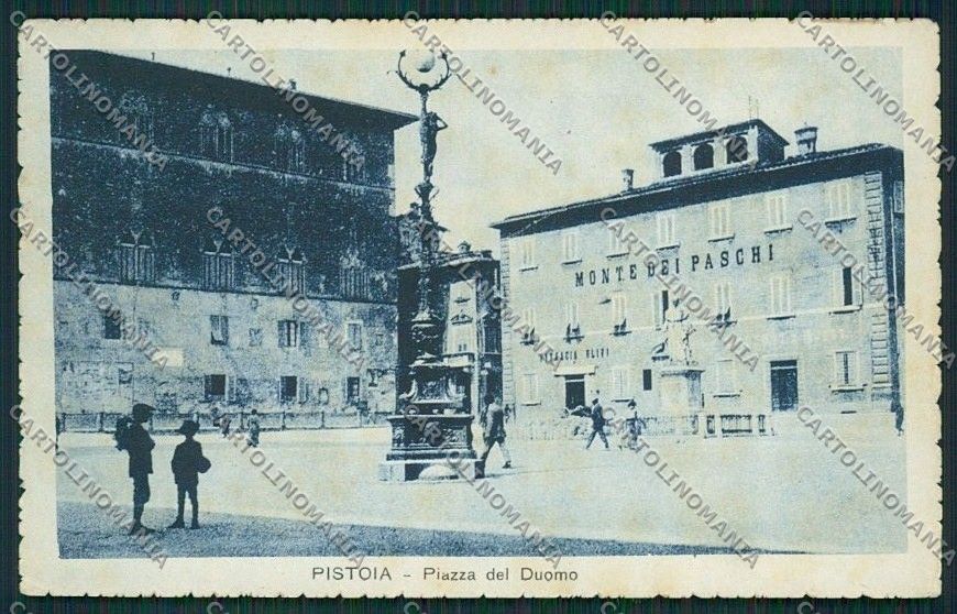 Pistoia Città Monte dei Paschi Banca cartolina QQ1315 – fronte