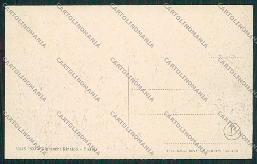 Pistoia Città cartolina QQ1321 – retro
