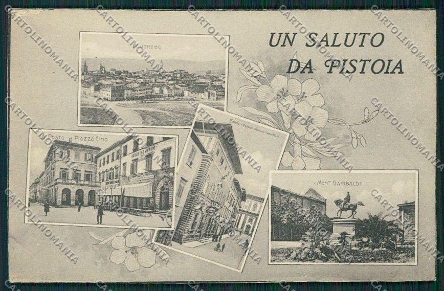 Pistoia Città Saluti da cartolina QQ1322 – fronte