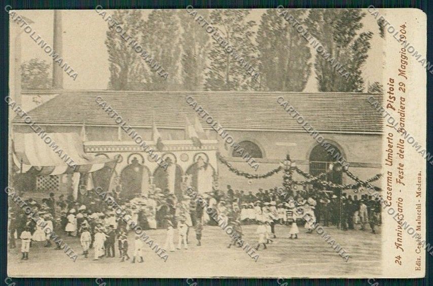 Pistoia Città Militari Festa Bandiera cartolina QQ1323 – fronte