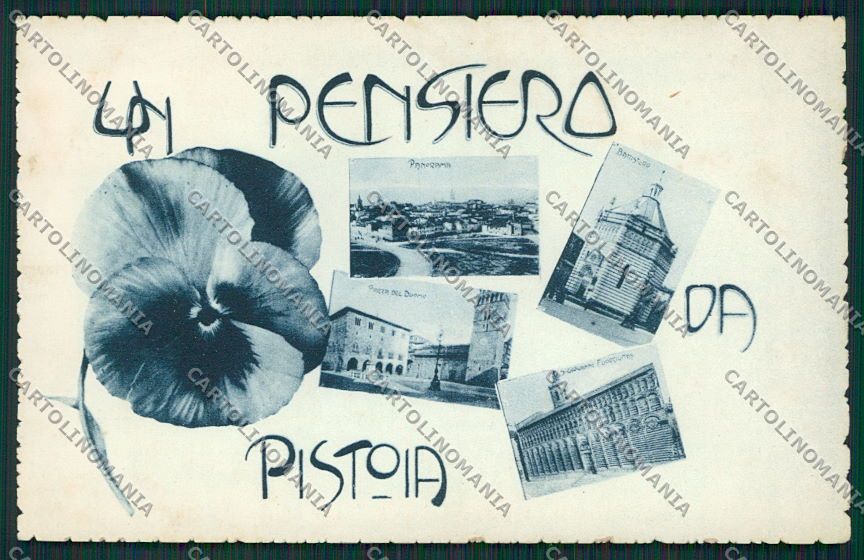 Pistoia Città Un Pensiero da cartolina QQ1325 – fronte