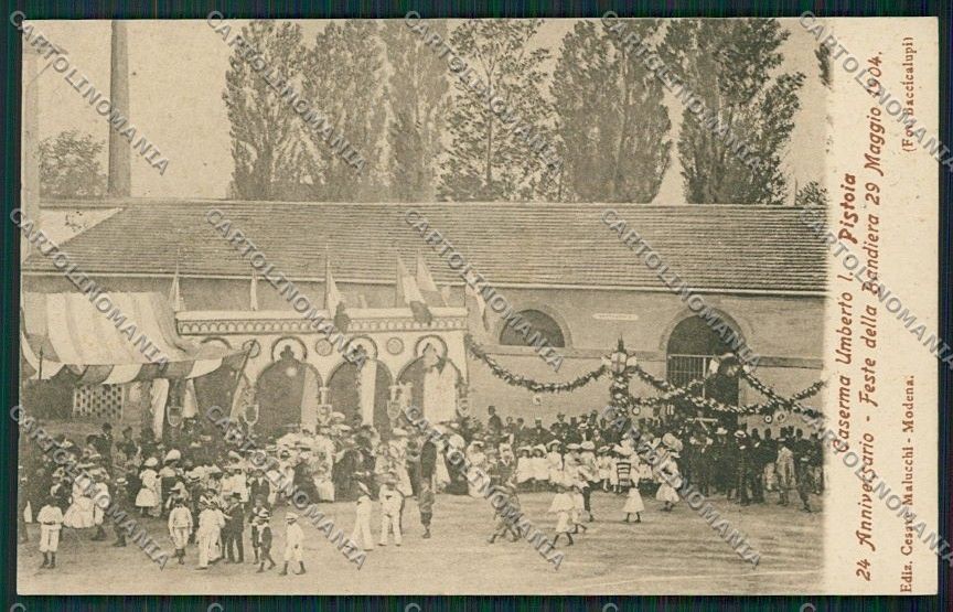 Pistoia Città Militari Festa Bandiera cartolina QQ1352 – fronte