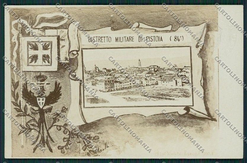 Pistoia Città Militari Distretto Militare Foto cartolina QQ1353 – fronte