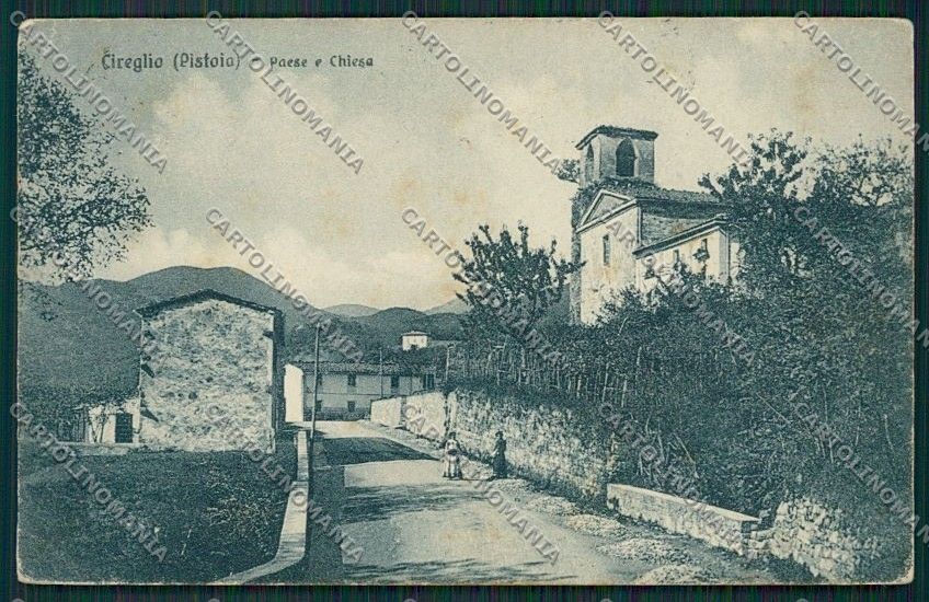 Pistoia Cireglio cartolina QQ1372 – fronte
