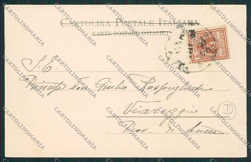 Pistoia Cutigliano Farmacia Poste cartolina QQ1398 – retro