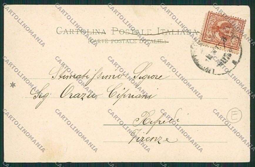 Pistoia Monsummano cartolina QQ1424 – retro