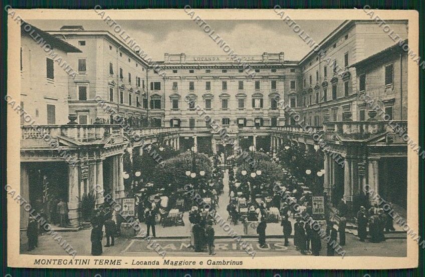 Pistoia Montecatini cartolina QQ1441 – fronte