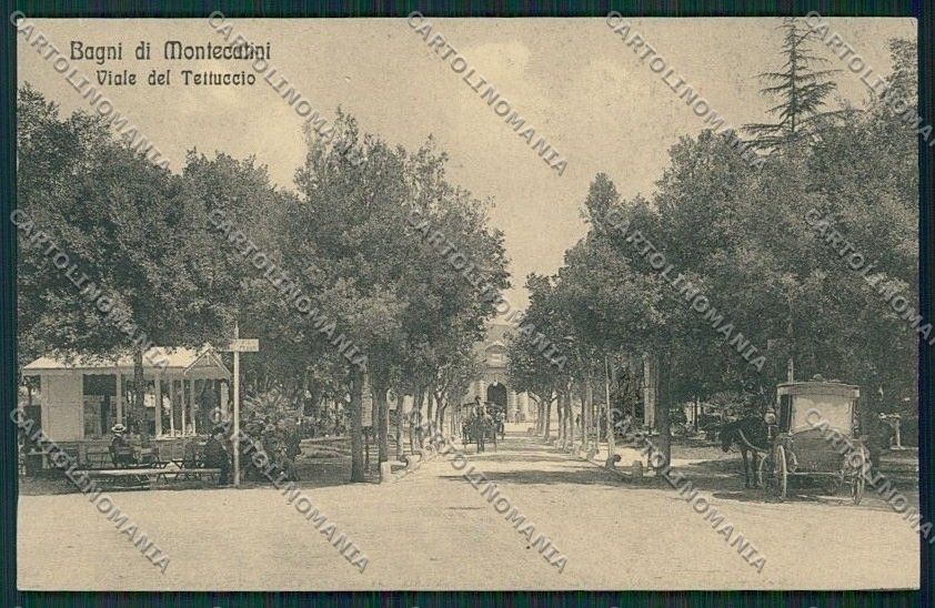 Pistoia Montecatini cartolina QQ1442 – fronte
