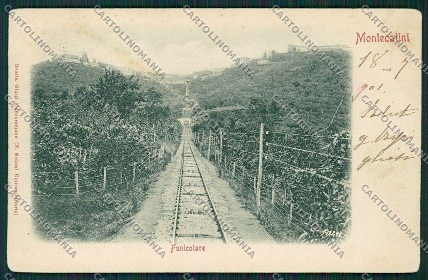 Pistoia Montecatini cartolina QQ1444 – fronte