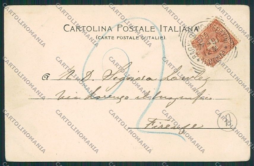 Pistoia Montecatini cartolina QQ1444 – retro