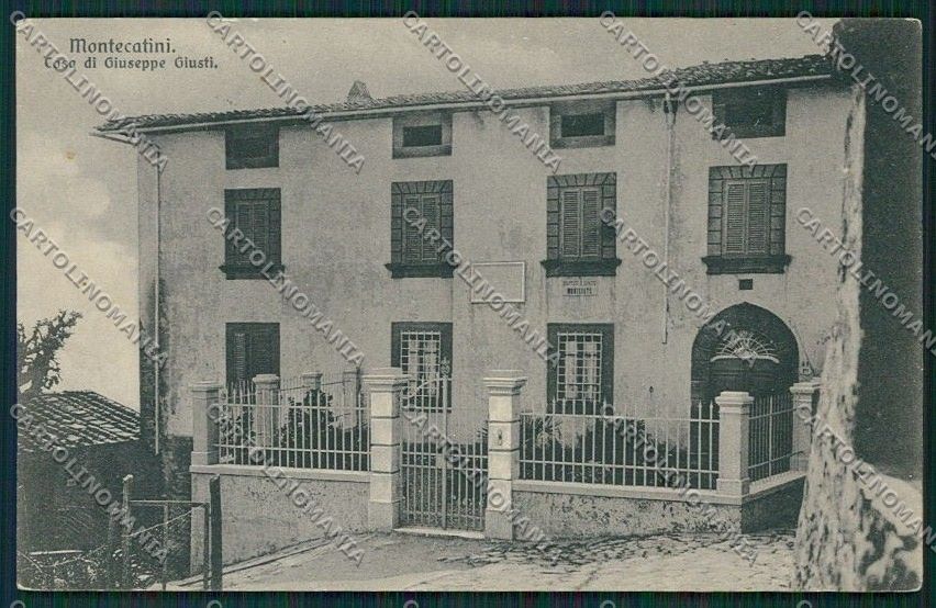 Pistoia Montecatini cartolina QQ1446 – fronte