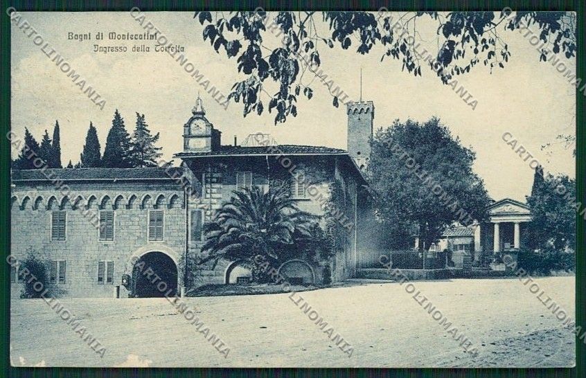 Pistoia Montecatini ABRASA cartolina QQ1447 – fronte