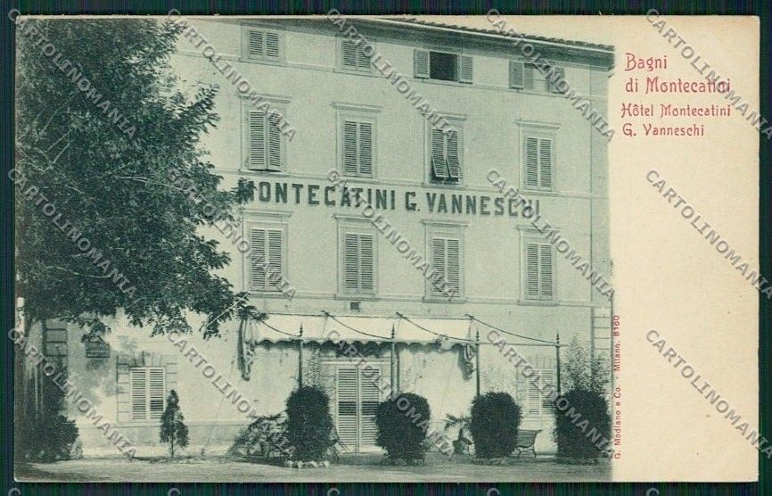 Pistoia Montecatini cartolina QQ1449 – fronte