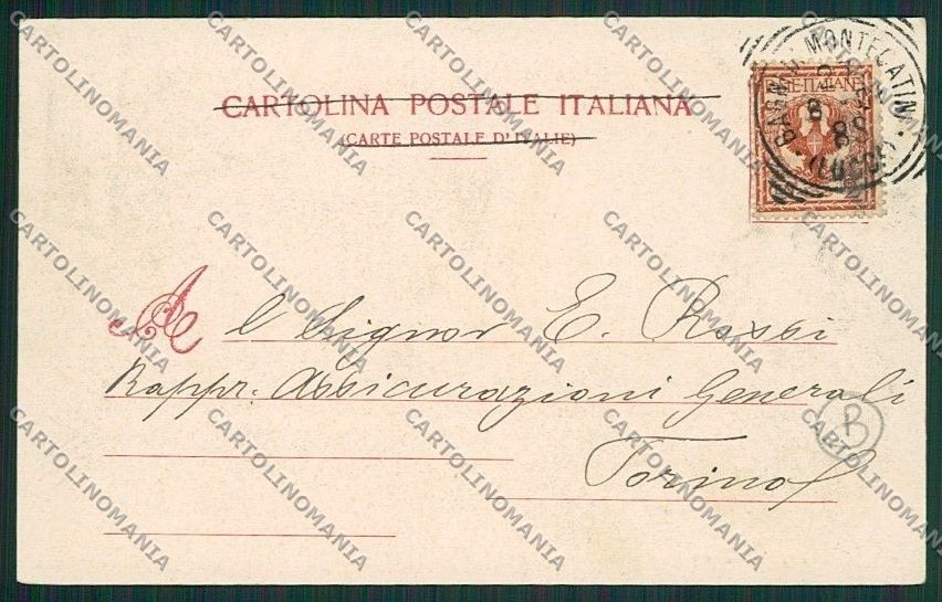 Pistoia Montecatini cartolina QQ1450 – retro