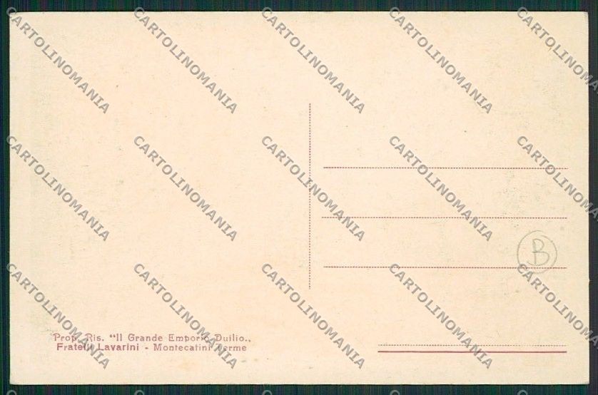 Pistoia Montecatini cartolina QQ1456 – retro