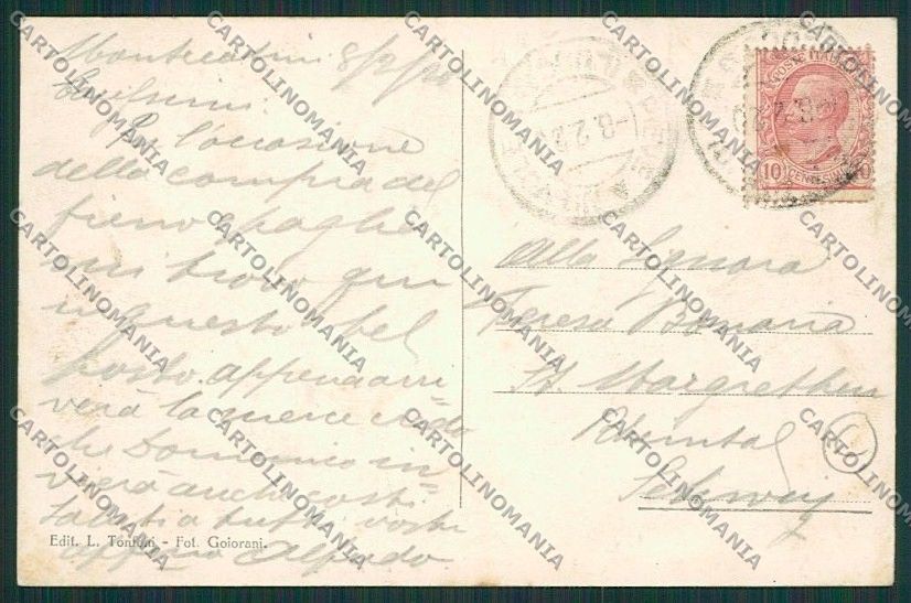 Pistoia Montecatini cartolina QQ1464 – retro