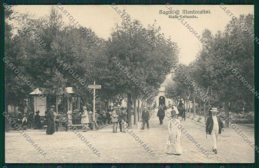 Pistoia Montecatini cartolina QQ1466 – fronte