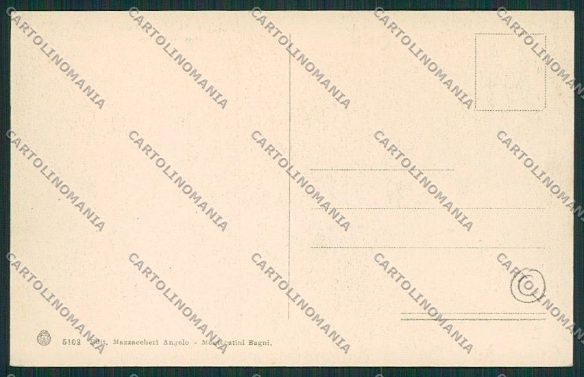 Pistoia Montecatini cartolina QQ1466 – retro