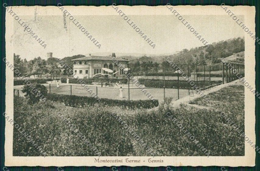 Pistoia Montecatini Tennis cartolina QQ1467 – fronte