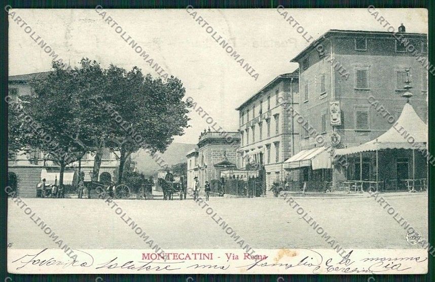 Pistoia Montecatini Alterocca 4020 cartolina QQ1471 – fronte
