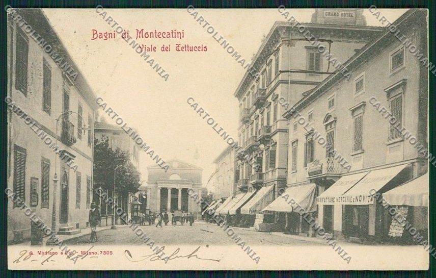 Pistoia Montecatini cartolina QQ1483 – fronte