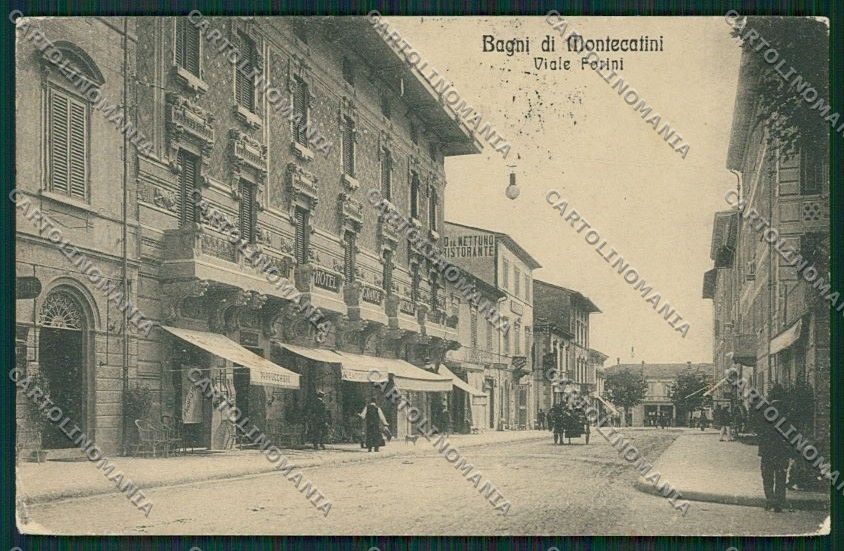 Pistoia Montecatini cartolina QQ1491 – fronte