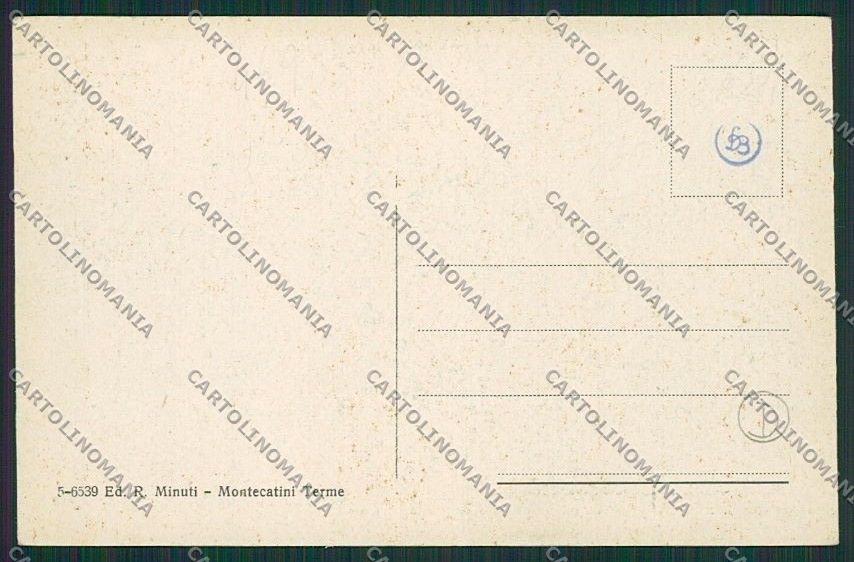 Pistoia Montecatini cartolina QQ1492 – retro