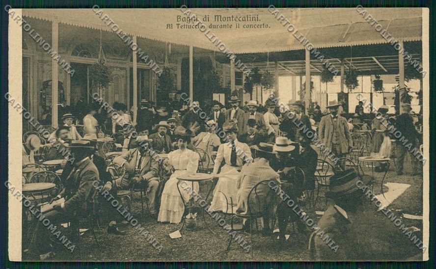 Pistoia Montecatini cartolina QQ1498 – fronte