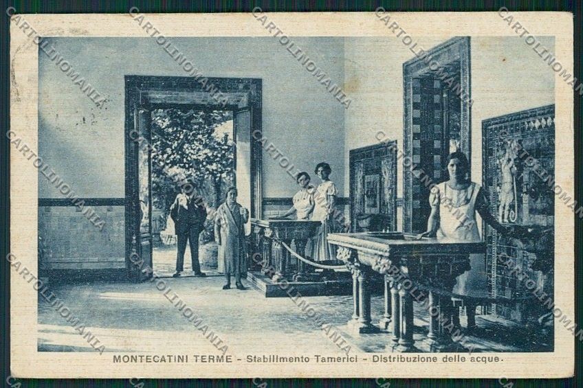 Pistoia Montecatini cartolina QQ1499 – fronte