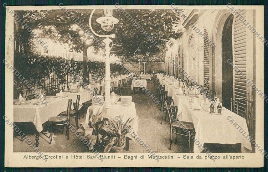 Pistoia Montecatini cartolina QQ1502 – fronte